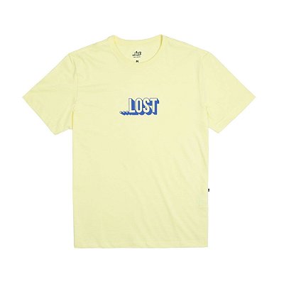 Camiseta Lost Fresh Start Masculina Amarelo