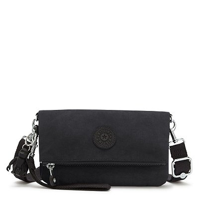 Bolsa Kipling Lynne Black Noir Preto