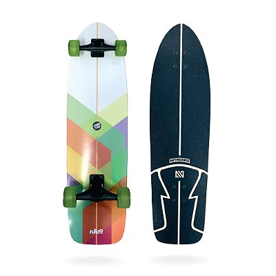 Simulador Surf Longboard NitroSK8 Wave Grower 34,6x10"