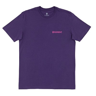 Camiseta Element Blazin Chest Masculina Roxo