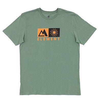Camiseta Element Outdoor Masculina Verde Escuro