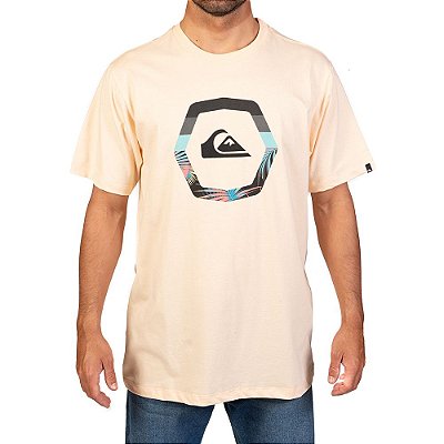 Camiseta Quiksilver Uprise Masculina Salmão