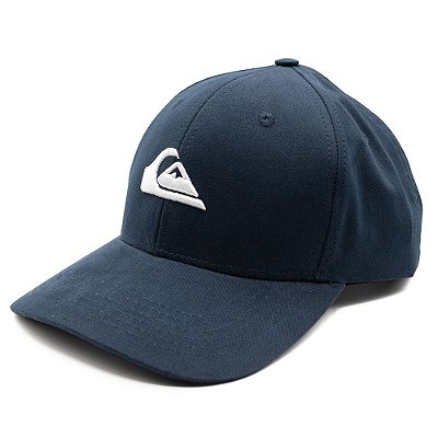 Boné Quiksilver Aba Curva Snap Decades Azul Marinho