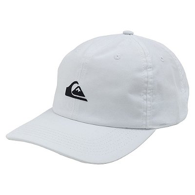 Boné Quiksilver Aba Curva Logo Essential Branco