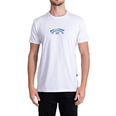 Camiseta Billabong Boxed Arch Masculina Branco