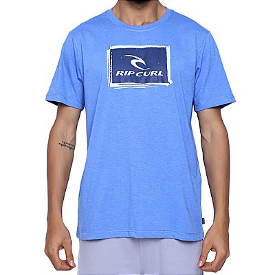 Camiseta Rip Curl Icon Trash Big Oversize Masculina Azul