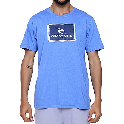 Camiseta Rip Curl Icon Trash Tee Masculina Azul
