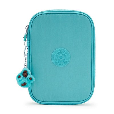 Estojo Kipling 100 Pens Seagreen Met Bl Verde