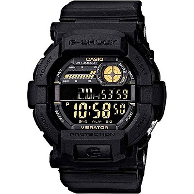 Relógio G-Shock GD-350-1BDR Preto/Dourado