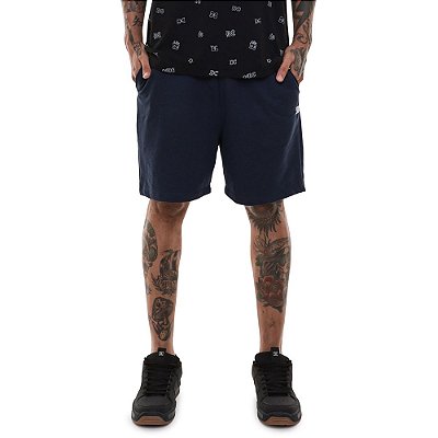 Bermuda DC Shoes Moletom Riot 2 Short Masculina Azul Marinho