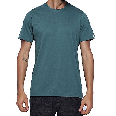 Camiseta Rip Curl Plain Masculina Verde Escuro
