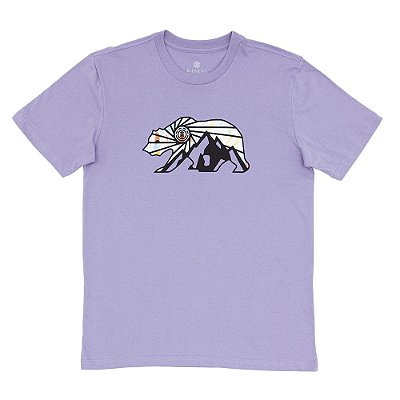 Camiseta Element Cali Color Masculina Roxo Claro