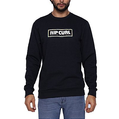 Moletom Rip Curl Careca Mama Box Masculino Preto