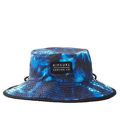 Chapéu Rip Curl Revo Valley Mid Brim Dupla Face Preto/Azul