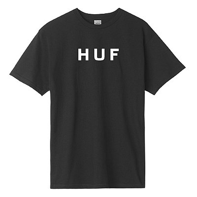 Camiseta Huf Essentials OG Logo Masculina Preto