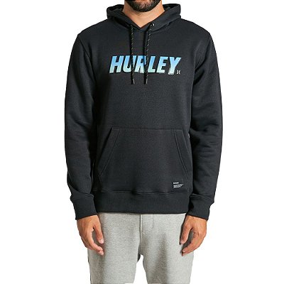 Moletom Hurley Canguru Fastlane Masculino Preto