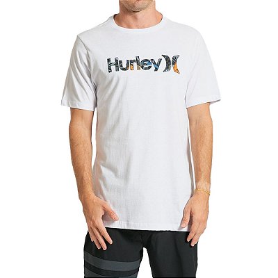 Camiseta Hurley Myrtle Oversize Masculina Branco