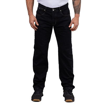 Calça RVCA Jeans New Dawn Modern Straight Masculina Preto