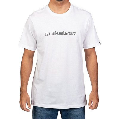 Camiseta Quiksilver Endless Box Masculina Off White