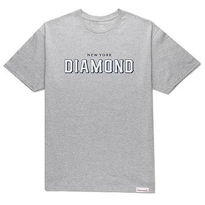 Camiseta Diamond Hometeam NY Masculina Cinza