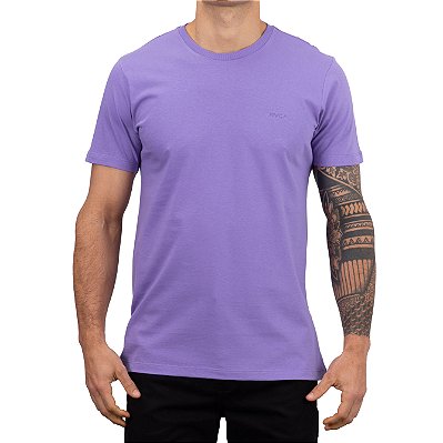 Camiseta RVCA Small RVCA Masculina Roxo