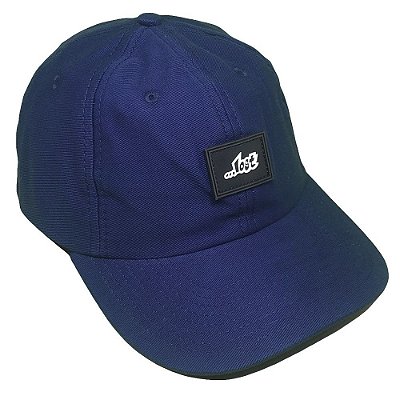 Boné Lost Aba Curva Dad Cap Lost Rubber Azul Marinho