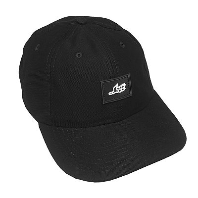 Boné Lost Aba Curva Dad Cap Lost Rubber Preto