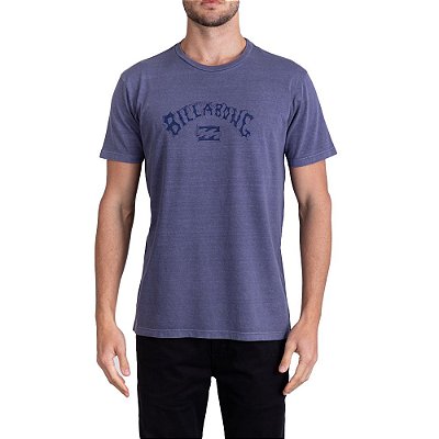 Camiseta Billabong Arch Wave Masculina Roxo