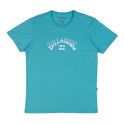 Camiseta Billabong Core Arch Masculina Verde Mescla