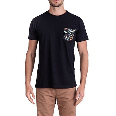 Camiseta Billabong Team Pocket I Masculina Preto