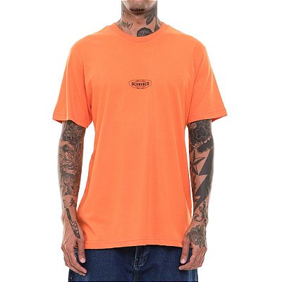 Camiseta DC Shoes Minimal World Masculina Laranja