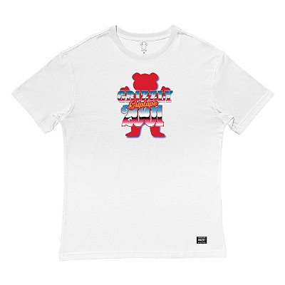 Camiseta Grizzly Cool As Ice S Masculina Branco