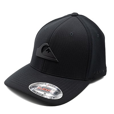 Boné Quiksilver Aba Curva Big Plate Black Preto