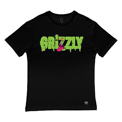 Camiseta Grizzly Dont Be Snotty Masculina Preto