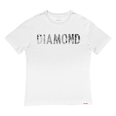 Camiseta Diamond Dead Roses Masculina Branco