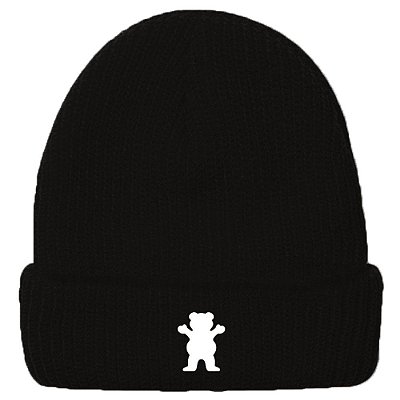 Gorro Grizzly OG Bear Embroidery Beanie Preto