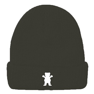 Gorro Grizzly OG Bear Embroidery Beanie Verde Escuro