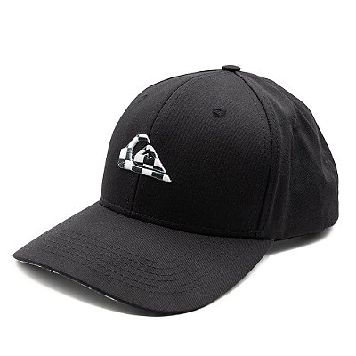 Boné Quiksilver Aba Curva Snap Checker Preto