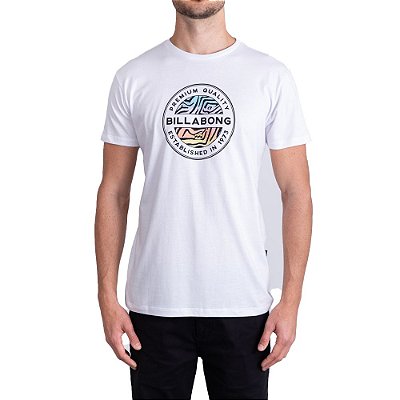 Camiseta Billabong Rotor Fill II Masculina Branco