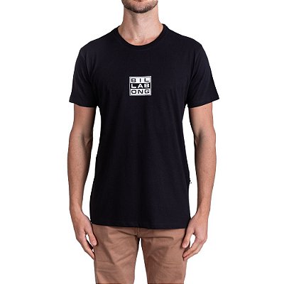 Camiseta Billabong Bong Plus Size Masculina Preto