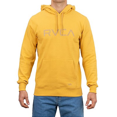 Moletom RVCA Canguru Big RVCA Masculino Amarelo Escuro