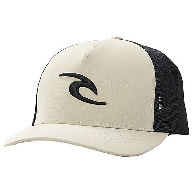 Boné Rip Curl Aba Curva Tepan Trucker Off White