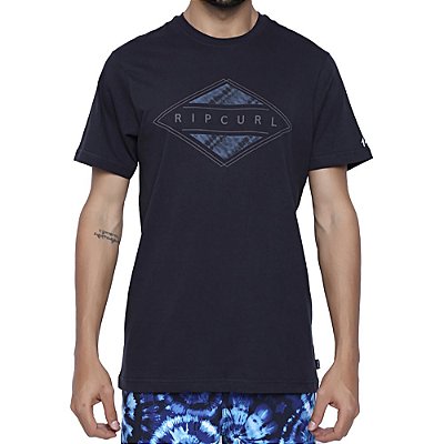 Camiseta Rip Curl Sender M10 Big Oversize Masculina Preto