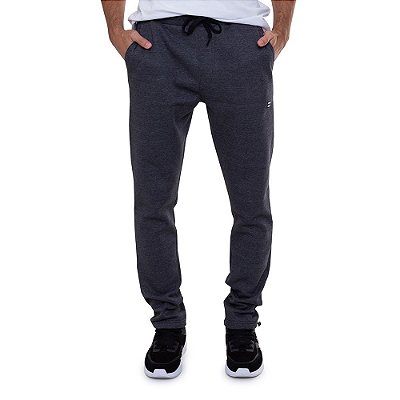 Calça Billabong Moletom Boundary Masculina Cinza Escuro