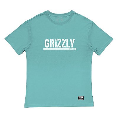 Camiseta Grizzly Stamp Tee Masculina Verde