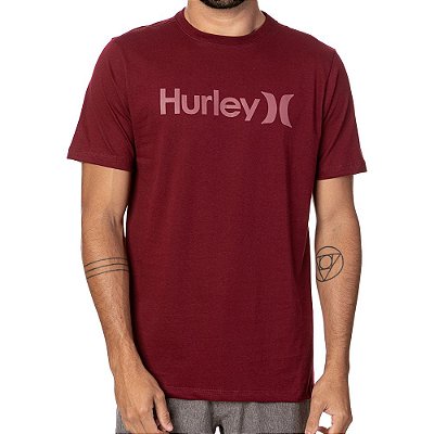 Camiseta Hurley O&O Outline Masculina Vinho