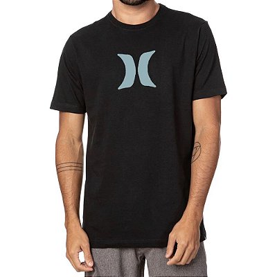 Camiseta Hurley Silk Icon Masculina Preto