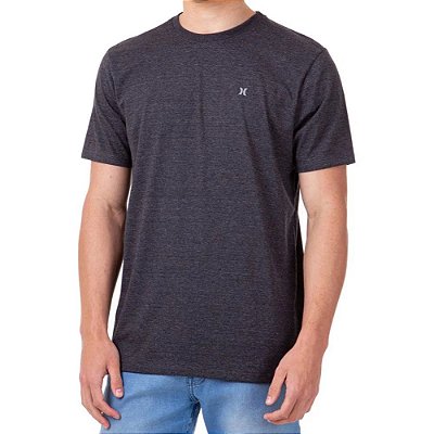 Camiseta Hurley Mini Icon Masculina Preto Mescla