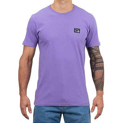 Camiseta RVCA Anp Masculina Roxo