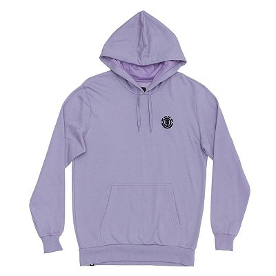 Moletom Element Canguru Mushlogo Masculino Roxo Claro